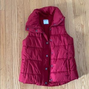 Red Old Navy Vest in SMALL